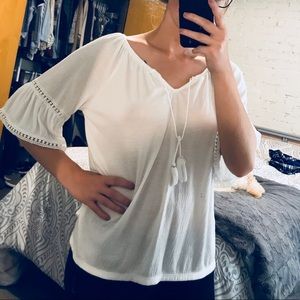 White Old Navy top